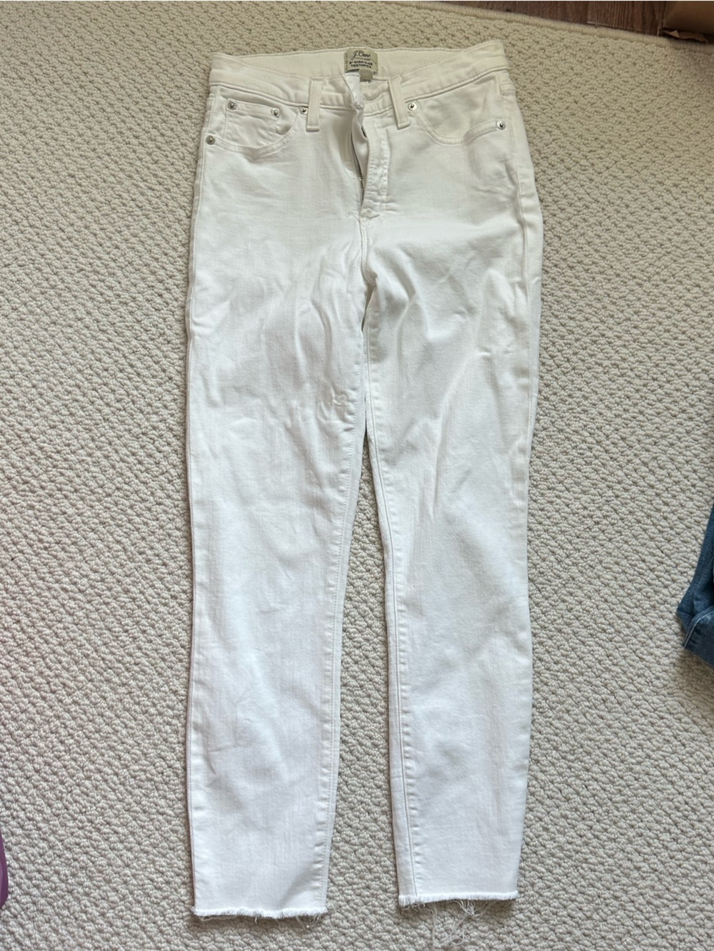 J. Crew White Skinny Jeans - Classic Slim Fit